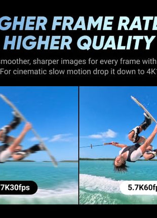 insta360 X4-8K Waterproof 360 Optical Zoom Action Camera, 4K Wide-Angle Video, Removable Lens Guards, 135 Min Battery Life, Ai Editing, Stabilization, for Sports, Travel, Outdoor, Black 