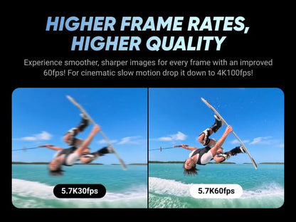 insta360 X4-8K Waterproof 360 Optical Zoom Action Camera, 4K Wide-Angle Video, Removable Lens Guards, 135 Min Battery Life, Ai Editing, Stabilization, for Sports, Travel, Outdoor, Black 