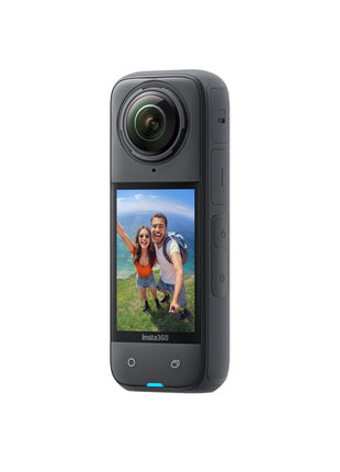 insta360 X4-8K Waterproof 360 Optical Zoom Action Camera, 4K Wide-Angle Video, Removable Lens Guards, 135 Min Battery Life, Ai Editing, Stabilization, for Sports, Travel, Outdoor, Black 