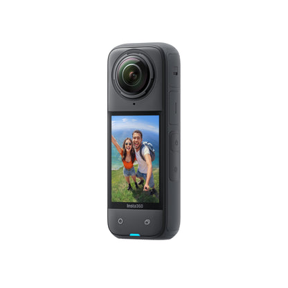 insta360 X4-8K Waterproof 360 Optical Zoom Action Camera, 4K Wide-Angle Video, Removable Lens Guards, 135 Min Battery Life, Ai Editing, Stabilization, for Sports, Travel, Outdoor, Black 