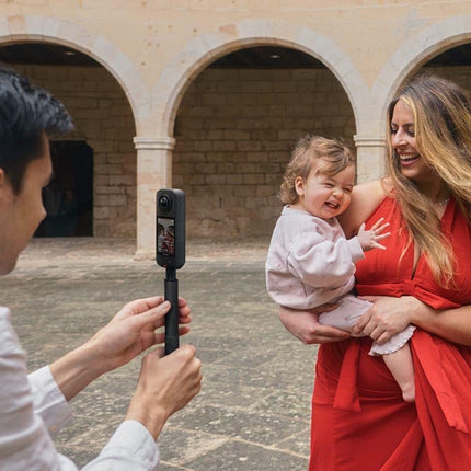 insta360 X5 Essentials Bundle - Waterproof 8K 360° Action Camera, Leading Low Light, Invisible Selfie Stick Effect, Rugged and Replaceable Lens, 3-Hour Battery, Built-in Wind Guard, Stabilization 