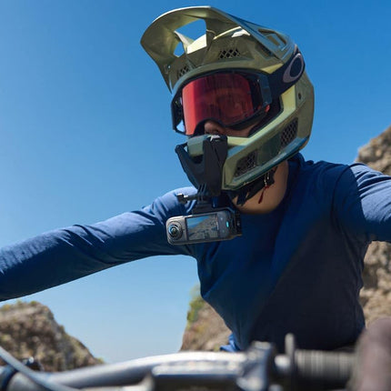 insta360 X5 Essentials Bundle - Waterproof 8K 360° Action Camera, Leading Low Light, Invisible Selfie Stick Effect, Rugged and Replaceable Lens, 3-Hour Battery, Built-in Wind Guard, Stabilization 