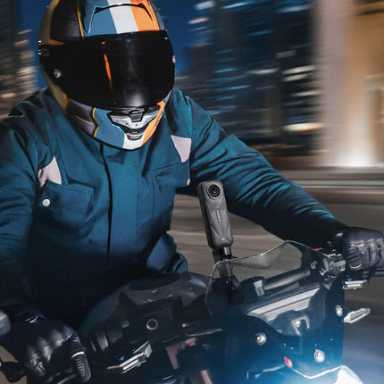 insta360 X5 Essentials Bundle - Waterproof 8K 360° Action Camera, Leading Low Light, Invisible Selfie Stick Effect, Rugged and Replaceable Lens, 3-Hour Battery, Built-in Wind Guard, Stabilization 