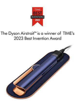 Dyson Airstrait™ Straightener| Wet to Dry Straightener| No Heat Damage| 2 in 1 Straightening| Saves Time| Natural Straight Look|Uses Air| No Hot Plates| Dry & Straighten| Volumunious & Shiny Hair | 3 Modes| Travel Friendly|Intelligent Heat Control| 2 Year 