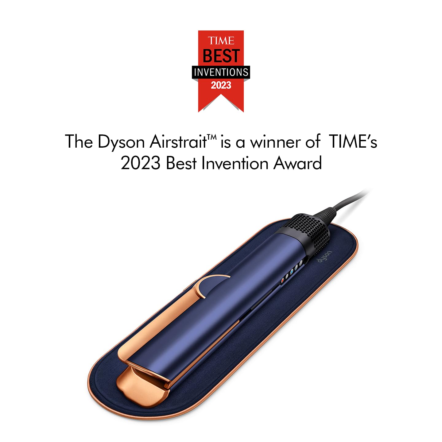 Dyson Airstrait™ Straightener| Wet to Dry Straightener| No Heat Damage| 2 in 1 Straightening| Saves Time| Natural Straight Look|Uses Air| No Hot Plates| Dry & Straighten| Volumunious & Shiny Hair | 3 Modes| Travel Friendly|Intelligent Heat Control| 2 Year 