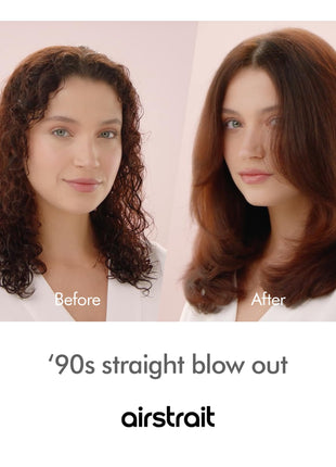 Dyson Airstrait™ Straightener| Wet to Dry Straightener| No Heat Damage| 2 in 1 Straightening| Saves Time| Natural Straight Look|Uses Air| No Hot Plates| Dry & Straighten| Volumunious & Shiny Hair | 3 Modes| Travel Friendly|Intelligent Heat Control| 2 Year 