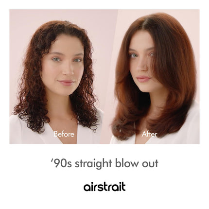 Dyson Airstrait™ Straightener| Wet to Dry Straightener| No Heat Damage| 2 in 1 Straightening| Saves Time| Natural Straight Look|Uses Air| No Hot Plates| Dry & Straighten| Volumunious & Shiny Hair | 3 Modes| Travel Friendly|Intelligent Heat Control| 2 Year 