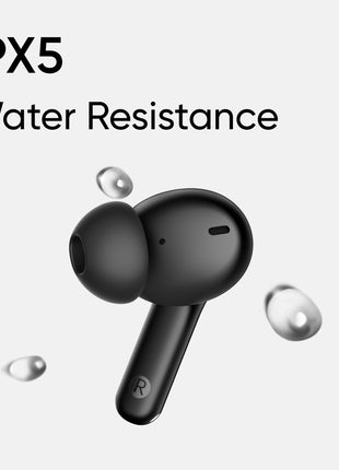 realme Buds T110 Bluetooth Truly Wireless in Ear Earbuds with mic, AI ENC for Calls, Google Fast Pair, 38 Hours Total Playback with Fast Charging and Low Latency Gaming Mode (Punk Black) 