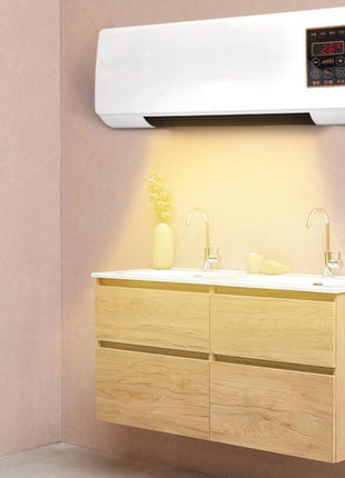 𝓓rumstone (𝟏𝟔 𝐘𝐄𝐀𝐑 𝐖𝐀𝐑𝐑𝐀𝐍𝐓𝐘) Indoor Wall Heater 1500W – Quiet Operation, 8H Timer, Air Conditioner Function, Perfect for Bedroom & Home Heating & Cooling Compact & Stylish 