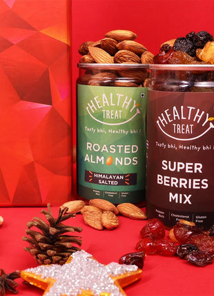 Healthy Treat Royal Treat Holi Gift Hamper | Festival Gifting | Holi Gift | Holi Gifts For Family and Friends | Birthday, Anniversary Gift's | Wedding Gifts | Healthy Gourmet Hamper | Healthy Roasted Snacks, Dry Fruit Gift Box | Wholesome Corporate Giftin 