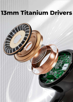 truke New Launch [2025] Mega 7 True Wireless in-Ear Earbuds w/ 24-Bit 360 Spatial Audio, 60H Playtime & Fast Charging Buds, Dual Pairing, 40ms Low Latency TWS, 4-Mic ENC, Made in India-(Coal Black) 