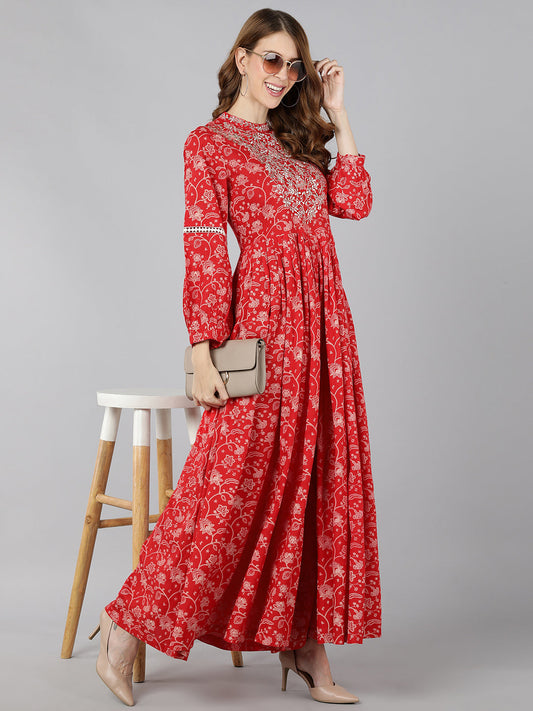 Georgette flared jumpsuit red select Jumpsuit
